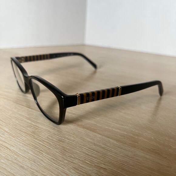 Fendi F1047 001 Eyeglasses Black Frames Full Rim 52-16-135 Italy main image 9